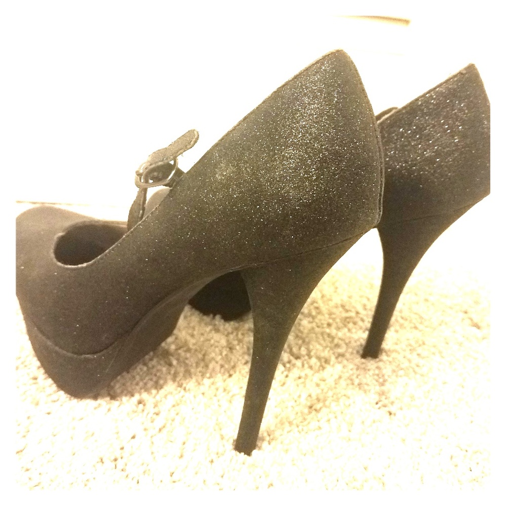 Sparkly Steve Madden platform heels